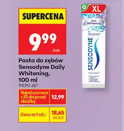 Biedronka Pasta do zębów Sensodyne Daily Whitening oferta