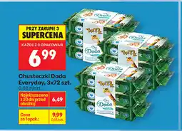 Biedronka Dada Everyday Chusteczki, 3x72 szt oferta