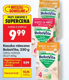 Biedronka Kaszka mleczna BoboVita oferta