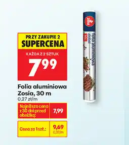 Biedronka Folia aluminiowa Zosia, 30 m oferta