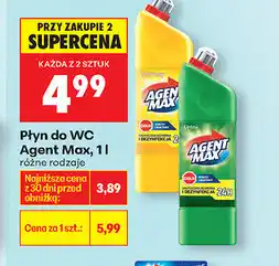 Biedronka Płyn do WC Agent Max oferta