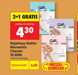 Biedronka Rajstopy Gatta Moments Classic 15 DEN oferta