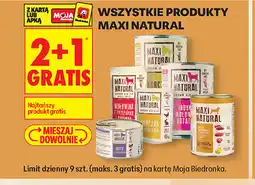 Biedronka Produkty Maxi Natural oferta
