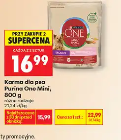 Biedronka Karma dla psa Purina One Mini oferta