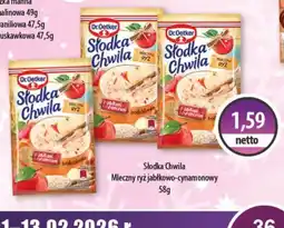DUO-TES Dr. Oetker Słodka Chwila Mleczny ryż oferta