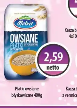 DUO-TES Melvit Płatki owsiane błyskawiczne oferta