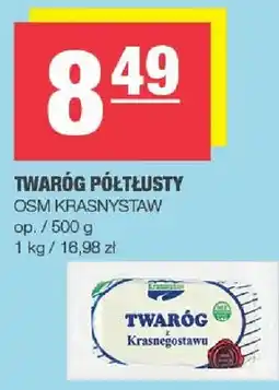 Spar Twaróg półtłusty OSM KRASNYSTAW oferta