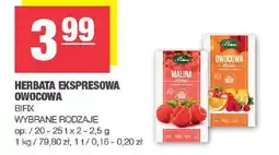 Spar Herbata ekspresowa owocowa BIFIX wybrane rodzaje oferta