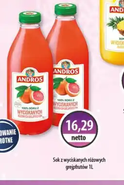 DUO-TES Andros Sok z wyciskanych różowych grejpfrutów oferta