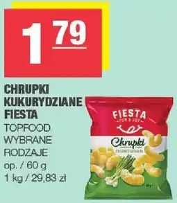 Spar Chrupki kukurydziane Fiesta Topfood wybrane rodzaje oferta