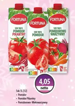 DUO-TES Fortuna Sok 100% Pomidor oferta