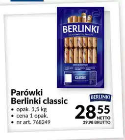 Makro Berlinki parówki classic oferta