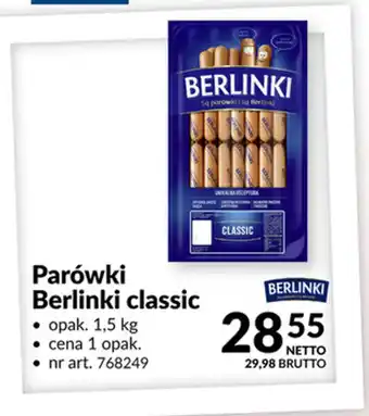 Berlinki parówki classic