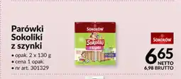 Makro Sokołów Parówki Sokoliki z szynki oferta