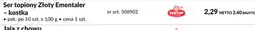 Makro Sertop Ser topiony Złoty Ementaler oferta