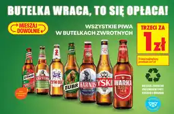 Biedronka Piwo w butelkach zwrotnych oferta