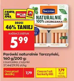 Biedronka Parówki naturalnie Tarczyński z kurczaka oferta