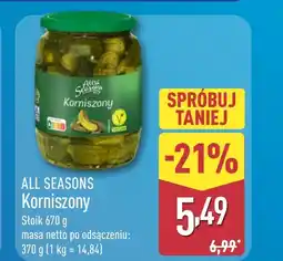 ALDI Korniszony All Seasons oferta