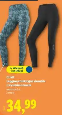 Lidl Crivit Legginsy funkcyjne damskie z wysokim stanem oferta
