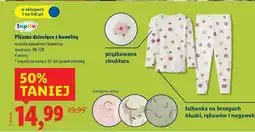 Lidl Piżama dziecięca z bawełną oferta