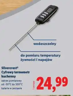 Lidl Silvercrest Cyfrowy termometr kuchenny oferta