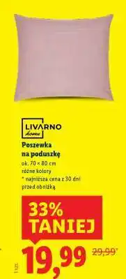 Lidl Poszewka na poduszkę oferta