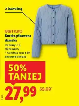 Lidl Kurtka pikowana damska oferta