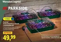 Lidl Parkside Zestaw skrzynek na sadzonki z oświetleniem LED oferta