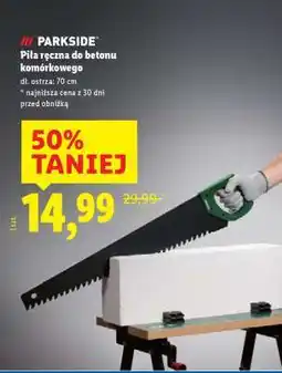 Lidl PARKSIDE Piła ręczna do betonu komórkowego oferta