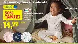 Lidl Piżama dziecięca z bawełny oferta