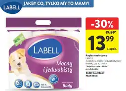 Intermarche Papier toaletowy LABELL (4-warstwowy, mocny i jedwabisty biały, 9 rolek) oferta