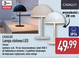 ALDI Lampa stołowa LED CASALUX oferta