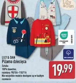 ALDI Piżama dziecięca LILY & DAN oferta