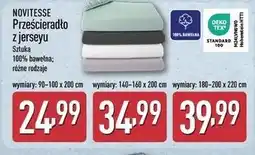 ALDI NOVITESSE Prześcieradło z jerseyu (różne rozmiary) oferta