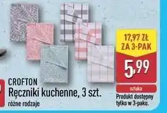 ALDI CROFTON Ręczniki kuchenne, 3 szt oferta
