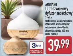 ALDI AMBIANO Ultradźwiękowy dyfuzor zapachowy oferta