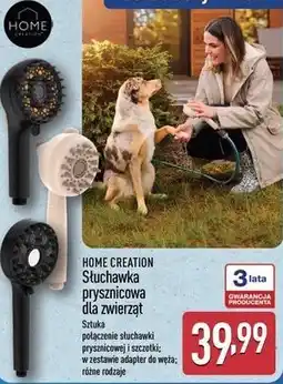 ALDI HOME CREATION Słuchawka prysznicowa dla zwierząt oferta