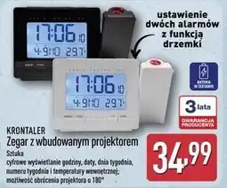 ALDI KRONTALER Zegar z wbudowanym projektorem oferta