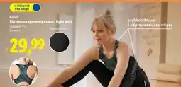Lidl Crivit Biustonosz sportowy damski light level oferta