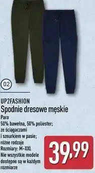 ALDI UP2FASHION Spodnie dresowe męskie oferta
