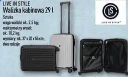 ALDI LIVE IN STYLE Walizka kabinowa oferta