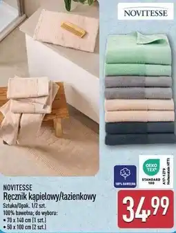 ALDI NOVITESSE Ręcznik kąpielowy/łazienkowy oferta
