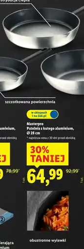 Lidl Masterpro Patelnia z kutego aluminium, Ø 28 cm oferta