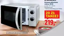Lidl SILVERCREST Kuchenka mikrofalowa srebrna, 700 W oferta