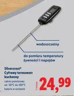 Lidl Cyfrowy termometr kuchenny oferta