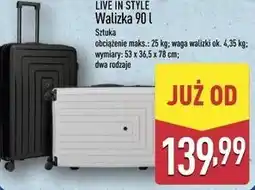 ALDI LIVE IN STYLE Walizka oferta