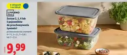 Lidl Livarno Home Zestaw 2, 3, 4 lub 5 pojemników do przechowywania żywności oferta