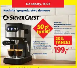 Lidl Silvercrest Kolbowy ekspres do kawy, 1100 W oferta