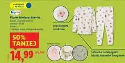 Lidl Lupilu Piżama dziecięca z bawełną (wysoka zawartość bawełny, rozmiary: 98-128, 4 wzory) oferta