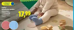 Lidl Lupilu Dzianinowe spodnie niemowlęce z biobawełny oferta